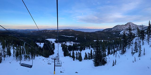 Ski lift at North Powder, Oregon